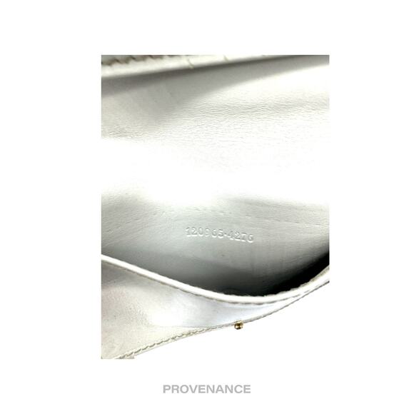 🔴 Gucci Snap Card Wallet - Ivory GG Guccissima Leather - Picture 6 of 6